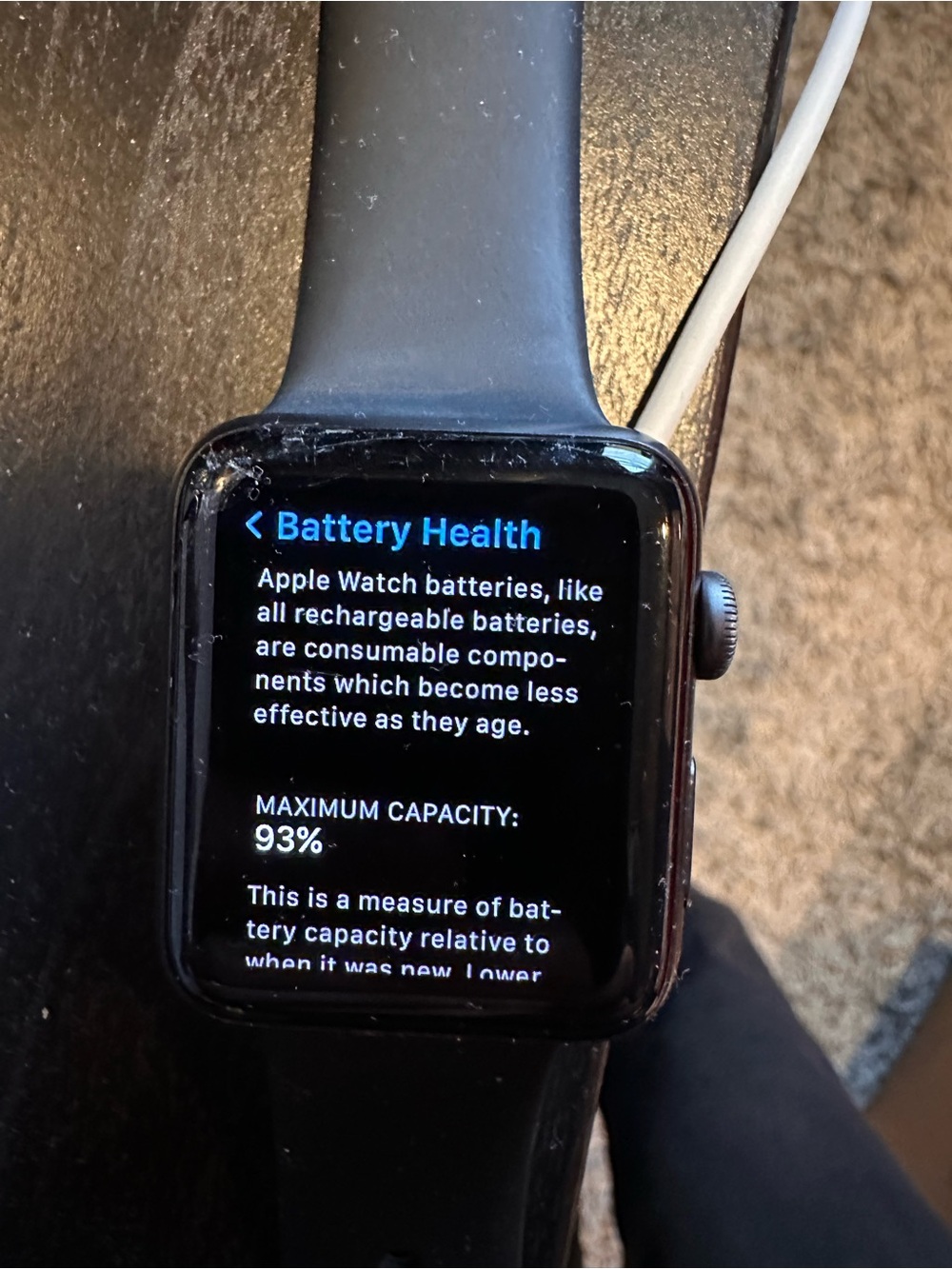 Apple Watch Series 3 - Black Sport Band